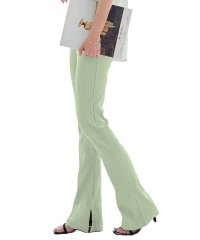 KOBE LETTUCE/コウベレタス KOBE LETTUCE ［ 選べる丈 ］サイドスリットフレアリブパンツ【トール】 [M2807]/507048352