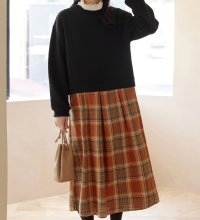 Viola e Viola/ヴィオラ エ ヴィオラ Viola e Viola 楽ちんコーデドッキングワンピ/507072195