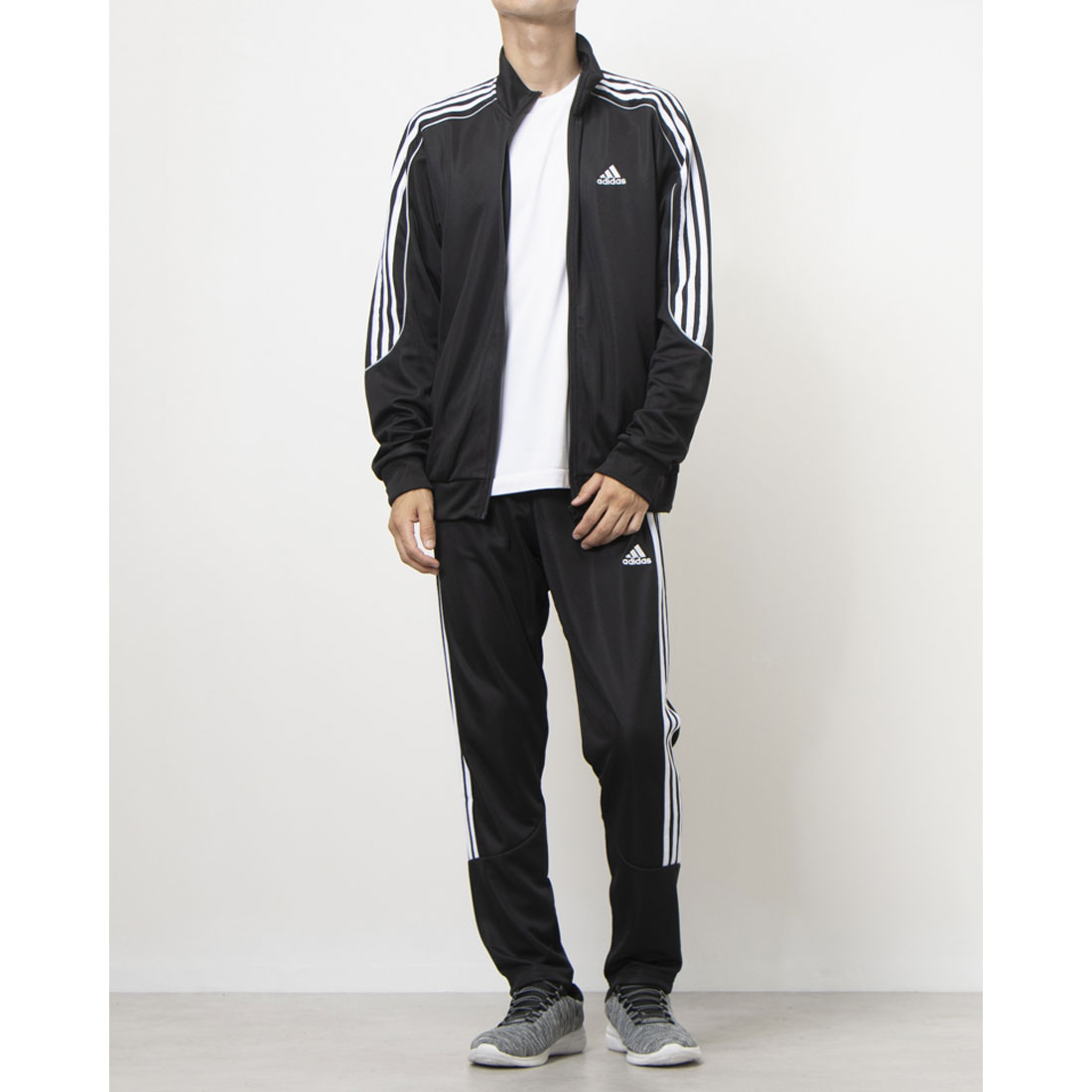 【7】adidas ジャージ adidas アディダス メンズ ジャージ 上下セット M 3S DK