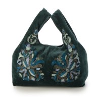 KANKAN/カンカン KANKAN ベロア刺繍手提バッグ/507088713