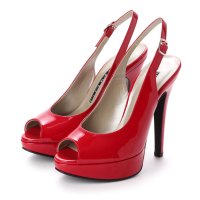 COMEX/コメックス COMEX オープントゥ バックベルト 厚底 プラットフォーム ハイヒール パンプス/507088801