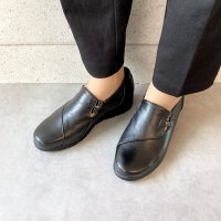 HERMOSA/エレモーサ HERMOSA 【日本製】【4E幅】【軽量】【柔らか本革】ふかふか らくらく サイドパーツコンフォートシューズ/507088851