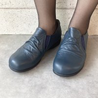 HERMOSA/エレモーサ HERMOSA 【日本製】【4E幅】【軽量】【柔らか本革】ふかふか らくらく つま先ゆったりシワ加工コンフォートシューズ/507088854