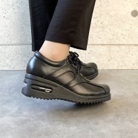 HERMOSA/エレモーサ HERMOSA 【日本製】【4E幅】【軽量】【柔らか本革】ふかふか らくらく つま先ゆったり エアーソール レースアップコンフォートシューズ/507088865