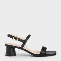 CHARLES & KEITH/シリンダー バックストラップサンダル 【再入荷】/507096448