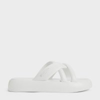 CHARLES & KEITH/パッフィー クロスオーバーストラップスライドサンダル/507096479