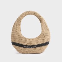 CHARLES & KEITH/Allegra アレグラ ニットスローチーホーボーバッグ/507096516