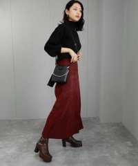 minia/ミニア minia ワイドスクエアトゥの厚底ピースミドルブーツ(211015)/507097448