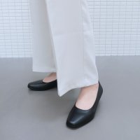 enchanted/エンチャンテッド enchanted 《CHICSLICK》本革スクエアトゥローヒールパンプス/507097986