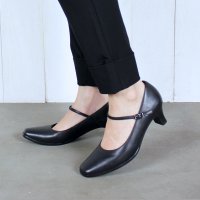 enchanted/エンチャンテッド enchanted 《CHICSLICK》本革スクエアトゥストラップパンプス/507097991
