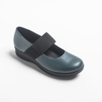 Shuna Shuna/パンプス レディースシューズ ゴムベルト 幅広 日本製 オブリークトゥ レディース 歩きやすい ゴム ストラップ コンフォート フォーマル クッション アーチコ/507098034