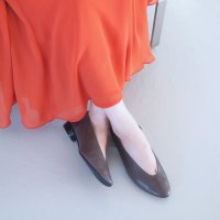 enchanted/エンチャンテッド enchanted 本革ソフトレザーVカットバブーシュ/507098045