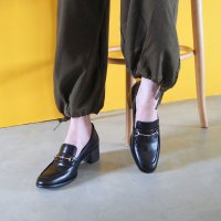 enchanted/エンチャンテッド enchanted 本革スマートホースビットヒールローファー/507098174