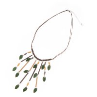 KANKAN/カンカン KANKAN リーフ枝ネックレス/507098577