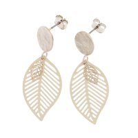 KANKAN/カンカン KANKAN メタルリーフピアス/507098613