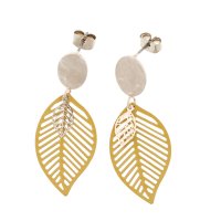 KANKAN/カンカン KANKAN メタルリーフピアス/507098613