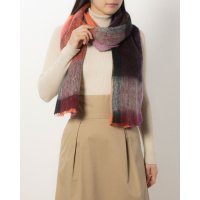 KANKAN/カンカン KANKAN チェック柄フワフワショール/507098850