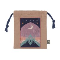 KANKAN/カンカン KANKAN ワールドトリップ 刺繍巾着 メキシコ/507099005