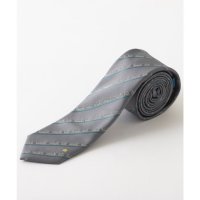 CHILLWORK by Quit Running/チルワーク バイ クイトランニング CHILLWORK by Quit Running テニスデザインナロータイ 刺繍ネクタイ 洗えるイージーケア/507099398