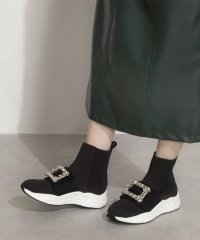 coca/コカ COCA ビジューバックル ニットショートブーツ/507100098