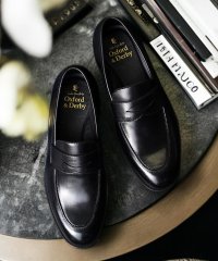 Oxford and Derby/ロンドンシューメイク オックスフォード アンド ダービー London Shoe Make Oxford and Derby レザー スリム コイン ローファー/507100158