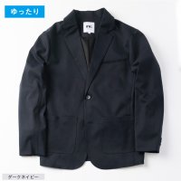 WORK WEAR SUIT/テーラードジャケット・裏地あり (チャコールグレー）/507100544