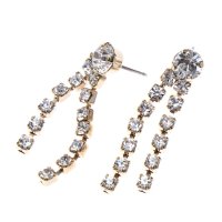 Genet Vivien/ジュネビビアン Genet Vivien ラインストーンピアス/507101262