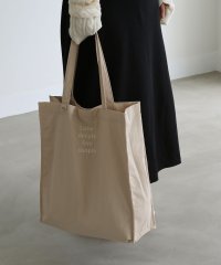 colleca la/コレカラ colleca la ロゴ刺繍入り ナチュラルカラーホビートートバッグ/推し活バッグ/507101995