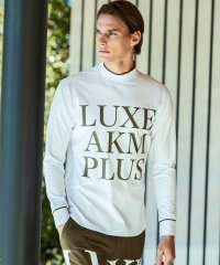 LUXEAKMPLUS/リュクスエイケイエムプラス LUXEAKMPLUS ゴルフ ビックロゴモックネックロングTシャツ/507102779