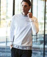 LUXEAKMPLUS/リュクスエイケイエムプラス LUXEAKMPLUS ゴルフ 軽量ヘムロゴモックネックロングTシャツ/507102786