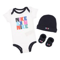 NIKE/ナイキ NIKE ジュニア ロンパースセット BUCKET HAT BODYSUIT 2PC SET NN0913－61【返品不可商品】/507102790