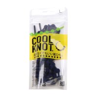 COOLKNOT/クールノット COOLKNOT シューレース クールノット L サイズ ネイビー HA75A【返品不可商品】/507103264