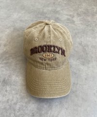 HOOK/フック HOOK HOOK －original－/BROOKLYNアメカジ立体刺繍ウォッシュコットンキャップ/507103519
