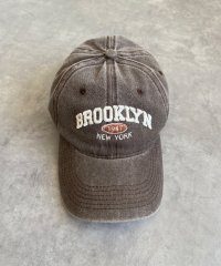 HOOK/フック HOOK HOOK －original－/BROOKLYNアメカジ立体刺繍ウォッシュコットンキャップ/507103519
