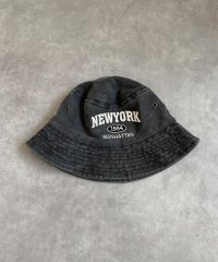 HOOK/フック HOOK HOOK －original－/NEW YORKアメカジ刺繍ウォッシュコットンバケットハット/507103525