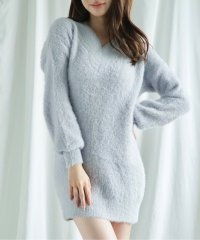 Jasmine Grandiflorum/ジャスミングランディフローラム Jasmine Grandiflorum 【Jasmine】シャギーニットプルオーバーワンピース/507103608