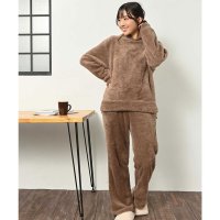 equa./エクア equa. シープボア 上下セット 部屋着 プルオーバートップス ロングパンツ ルームウェア/507103649