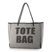 EXISTENCE/イグジスタンス EXISTENCE ダイバー素材TOTEBAG刺繍トート(大)/507104036