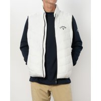 Callaway/キャロウェイ Callaway メンズ フルジップ中綿ベスト 6217281117 (ホワイト)/507104221