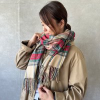 Keys/キーズ KEYS ストール マフラー 大判 レディース メンズ チェック柄 ショール 厚手 秋冬 冬 ブランケット/507104459
