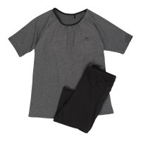 TIGORA/ティゴラ TIGORA レディース 水泳 フィットネス水着 L体型カバー半袖セット水着 TR－3S2042SS H F 【返品不可商品】/507104515