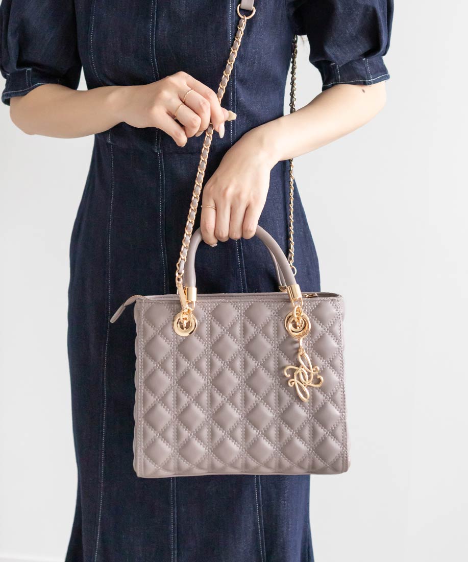 RANDA ランダ　美品　キルティング２WAYバッグ 大人可愛い 2WAYキルティングバッグRANDA公式サイト