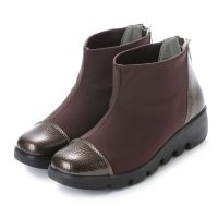 ITALICO/イタリコ ITALICO 軽量 厚底 3Eふかふか 波型 厚ソール 快適歩行 バックファスナー ストレッチブーツ/507106952