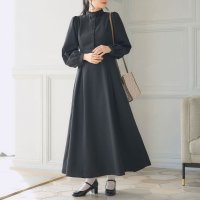 YUMETENBOU/ユメテンボウ 夢展望 フリルスタンドカラーマキシワンピース/507107211