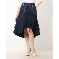 ITALICO/イタリコ ITALICO chilli pepper チリペッパー アシンメトリー デニムスカート/507107852