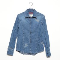 ITALICO/イタリコ ITALICO JUDDY CORN ワッシャークラッシュ ダンガリーシャツ/507107976
