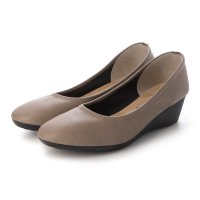 O.G.A/オージーエー O.G.A OGA レディース パンプス ストレッチ ウェッジヒール 日本製 8030 (ベージュ)/507108006