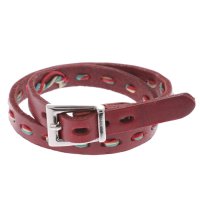 ITALICO/イタリコ ITALICO 2重巻き ハンドメイド レザーブレス 牛革 ステッチ入りブレスレット/507108031