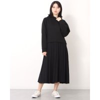 TIGORA/ティゴラ TIGORA レディース ワンピース プリーツドッキングワンピース TR－9C2811OP/507108280