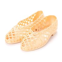 ITALICO/イタリコ ITALICO 日本製 ローヒール ぺたんこ メッシュ ラバー レインパンプス/507108376